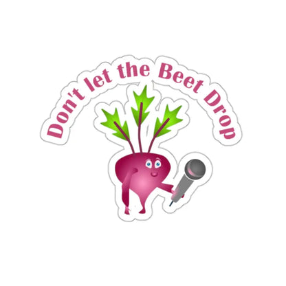 Transform your Space: Beet Drop Kiss Cut Stickers Magic - 2’’ × / White Paper Products