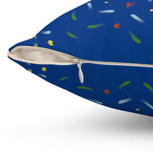 Dipaliz Colorful Pattern Spun Polyester Square Pillow - Instant Chic - Throw Pillows