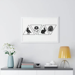 Framed Horizontal Poster - Fashion Wall Art - Dipaliz - Posters Prints & Visual Artwork