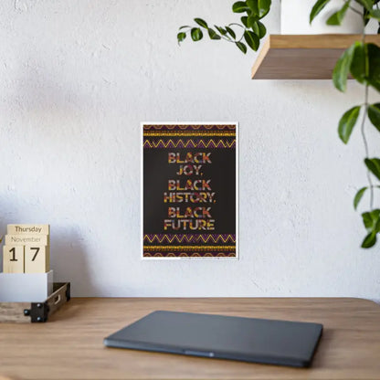 Transform your Space with Vibrant Juneteenth Gloss Posters - Poster