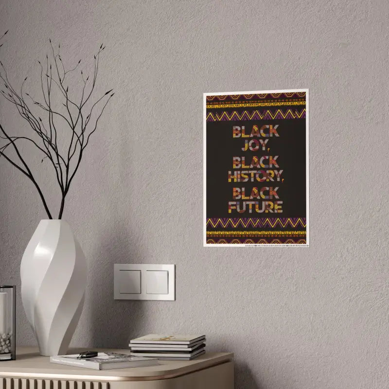 Transform your Space with Vibrant Juneteenth Gloss Posters - Poster