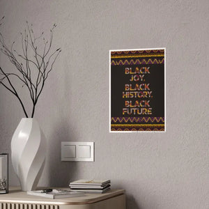 Juneteenth Gloss Posters - Black Joy High-gloss Paper Art - Dipaliz - Prints & Visual Artwork