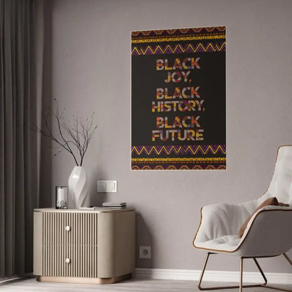 Transform your Space with Vibrant Juneteenth Gloss Posters - Poster