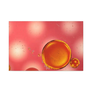 Semi Glossy Canvas Stretched Red Abstract Circle Wall Art - Dipaliz - 30″ x 20″ (horizontal) / 1.5’’ - Posters Prints &