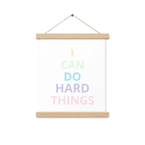 Creative Poster Wall Hanger Set Matte Wood Style Dipaliz - 11″×14″ - Posters Prints & Visual Artwork