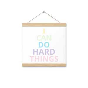 Creative Poster Wall Hanger Set Matte Wood Style Dipaliz - 12″×12″ - Posters Prints & Visual Artwork