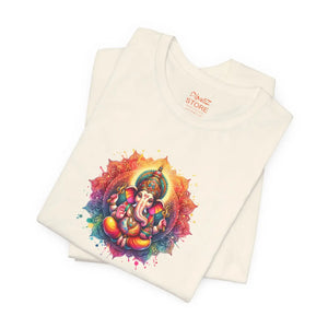 Soft Cotton Ganesha Tee - Jersey Short Sleeve - Dipaliz - T-shirts