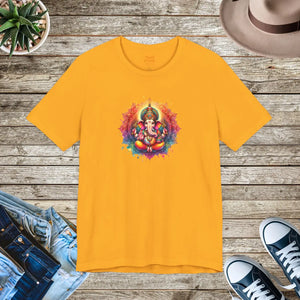 Soft Cotton Ganesha Tee - Jersey Short Sleeve - Dipaliz - T-shirts