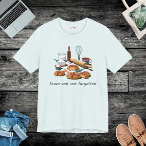 Soft Cotton Short Sleeve Tee - Scone but not Forgotten - Dipaliz - T-shirts - s