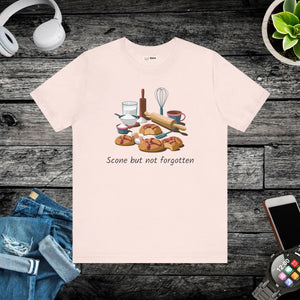 Soft Cotton Short Sleeve Tee - Scone but not Forgotten - Dipaliz - T-shirts - s