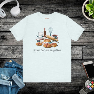 Soft Cotton Short Sleeve Tee - Scone but not Forgotten - Dipaliz - T-shirts - s