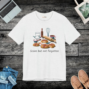 Soft Cotton Short Sleeve Tee - Scone but not Forgotten - Dipaliz - T-shirts - s