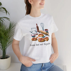Soft Cotton Short Sleeve Tee - Scone but not Forgotten - Dipaliz - T-shirts - s