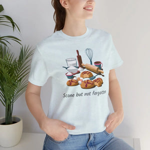 Soft Cotton Short Sleeve Tee - Scone but not Forgotten - Dipaliz - T-shirts - s