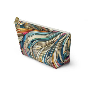 Travel Pouches Abstract Stripes Women’s Fashion Organizer - Dipaliz - Cosmetic & Toiletry Bags