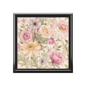 Glossy Peony Flower Jewelry Box - Floral Storage - Dipaliz