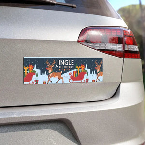Christmas Car Magnets - Jingle All the Way Holiday Decor - Dipaliz - Vehicle