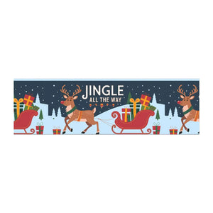 Christmas Car Magnets - Jingle All the Way Holiday Decor - Dipaliz - 10’’ × 3’’ / Rectangle / 1 Pc - Home