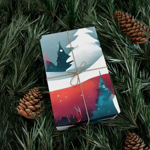 Christmas Snowman Gift Wrap Papers - Festive Holiday Design - Dipaliz - Wrapping Paper