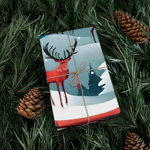 Christmas Snowman Gift Wrap Papers - Festive Holiday Design - Dipaliz - Wrapping Paper