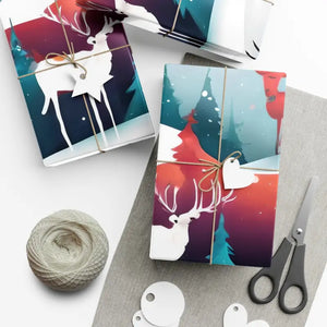 Christmas Snowman Gift Wrap Papers - Festive Holiday Design - Dipaliz - Wrapping Paper