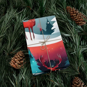 Christmas Snowman Gift Wrap Papers - Festive Holiday Design - Dipaliz - Wrapping Paper