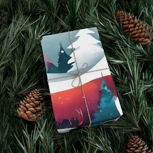 Christmas Snowman Gift Wrap Papers - Festive Holiday Design - Dipaliz - Wrapping Paper