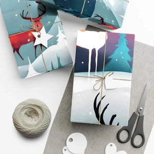 Christmas Snowman Gift Wrap Papers - Festive Holiday Design - Dipaliz - Wrapping Paper