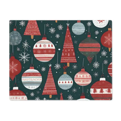 Jolly Holly Placemats: Elevate your Christmas Table Style - 18’’ × 14’’ Home Decor