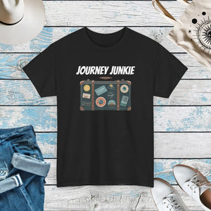 Classic Unisex Heavy Cotton Tee Journey Junkie - Dipaliz - T-shirts - s