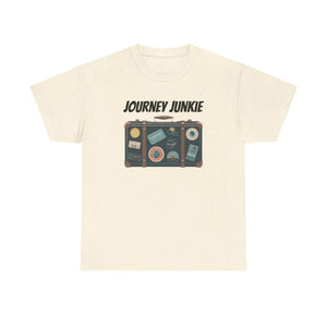 Classic Unisex Heavy Cotton Tee Journey Junkie - Dipaliz - T-shirts - s