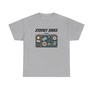 Classic Unisex Heavy Cotton Tee Journey Junkie - Dipaliz - T-shirts - s