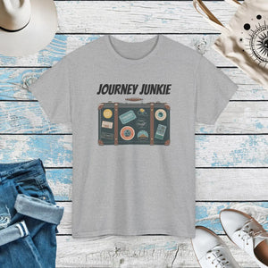 Classic Unisex Heavy Cotton Tee Journey Junkie - Dipaliz - T-shirts - s
