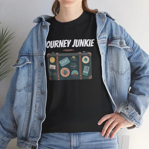 Classic Unisex Heavy Cotton Tee Journey Junkie - Dipaliz - T-shirts - s