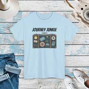 Classic Unisex Heavy Cotton Tee Journey Junkie - Dipaliz - T-shirts - s