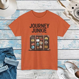 Classic Journey Junkie Unisex Heavy Cotton Tee - Dipaliz - T-shirts - s