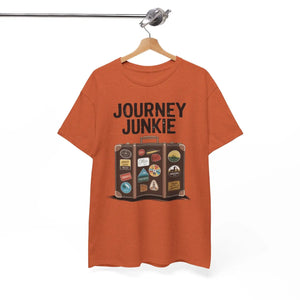 Classic Journey Junkie Unisex Heavy Cotton Tee - Dipaliz - T-shirts - s