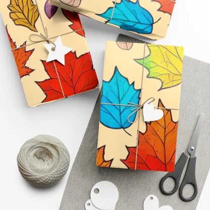 Unwrap Joy with Autumn Leaves Gift Wrap for Every Occasion! - Home Decor