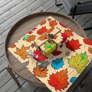 Autumn Leaves Gift Wrap Papers - Festive Fall Design - Dipaliz - Wrapping Paper