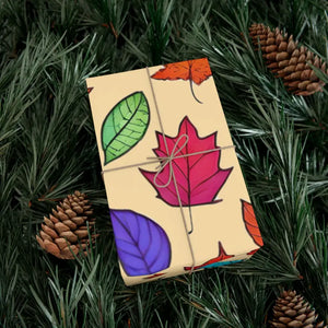Autumn Leaves Gift Wrap Papers - Festive Fall Design - Dipaliz - Wrapping Paper