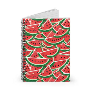Watermelon Spiral Notebook Ruled Line Vibrant Design - Dipaliz - one Size - Notebooks & Notepads