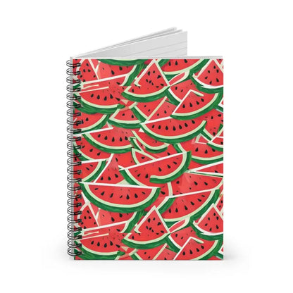 Juicy Watermelon Spiral Notebook: your Ruled Line Essential! - one Size Paper Products