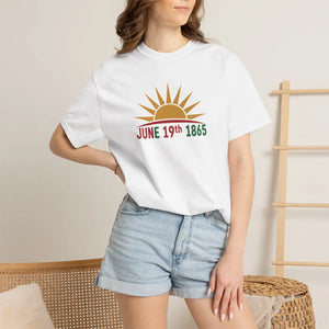 Jun 19th Emancipation Tee – Heavyweight Cotton - Dipaliz - T-shirts