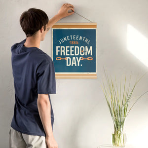 Juneteenth Poster – Freedom Day Matte Paper - Dipaliz - Posters Prints & Visual Artwork