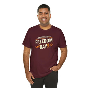 Unisex Jersey Short – Soft Cotton Juneteenth - Dipaliz - T-shirts - s