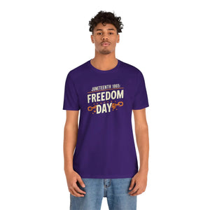 Unisex Jersey Short – Soft Cotton Juneteenth - Dipaliz - T-shirts - s