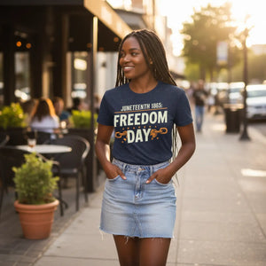 Juneteenth Freedom Triblend – Soft Unisex Tee - Dipaliz - T-shirts - s