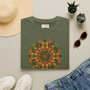 Juneteenth Mandala Floral Tee – Boho Cotton - Dipaliz - T-shirts