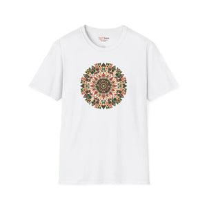 Juneteenth Mandala Floral Tee – Boho Cotton - Dipaliz - T-shirts