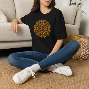Juneteenth Mandala Floral Tee – Boho Cotton - Dipaliz - T-shirts